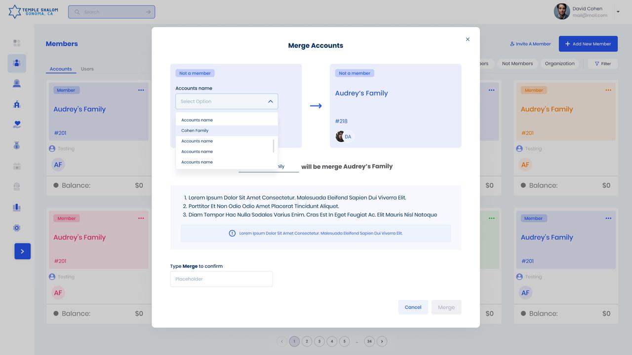 easyshul.com screen 4